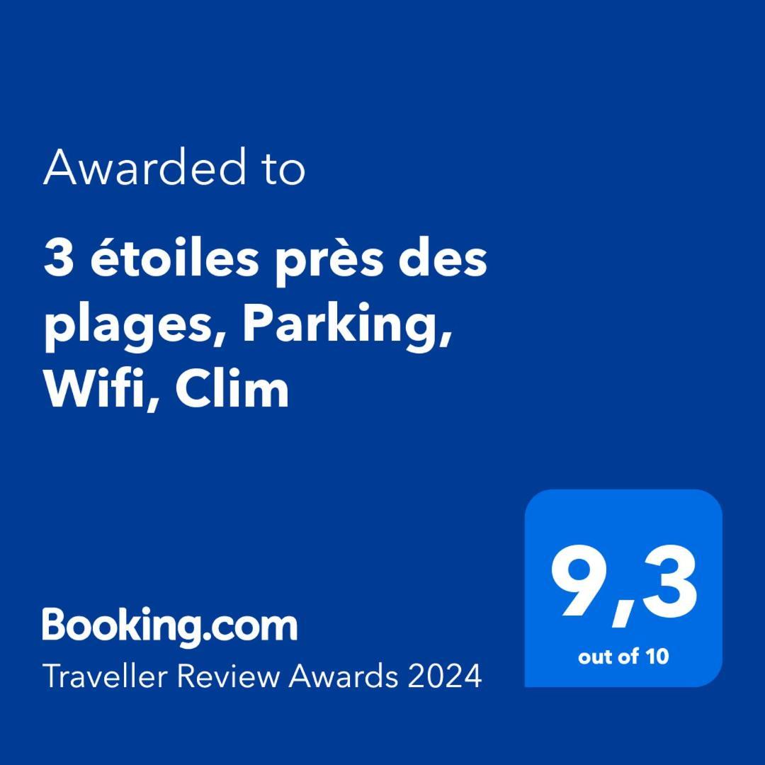Villa 3 Etoiles Pres Des Plages, Parking, Wifi, Clim Sauvian Ngoại thất bức ảnh